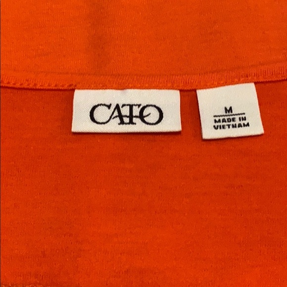 Bright orange sleeveless dress - Picture 5 of 5